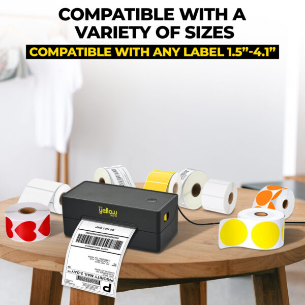 Label Printer, Bluetooth Thermal Printer, 4x6 Shipping Label Printer - Image 2